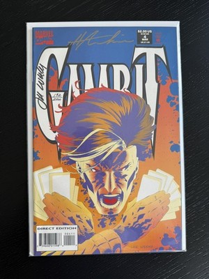 Gambit #4 Signed w/ COA (1994) | Gambit | VF/NM Range 192/2500