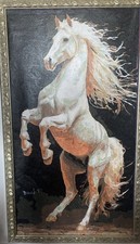 “Cavallo Impennato” Olio su tela Dims 40x70 con cornice David Turinelli 2026.