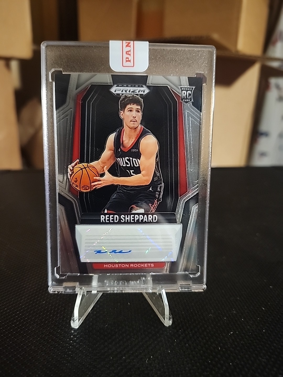 2024-25 Panini Prizm Black Reed Sheppard Rookie Signatures Auto Autograph #1