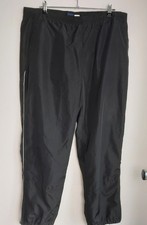 Men's Black Grey XL Reebok Cuffed Tracksuit Bottoms. Never Worn In Immaculate Co