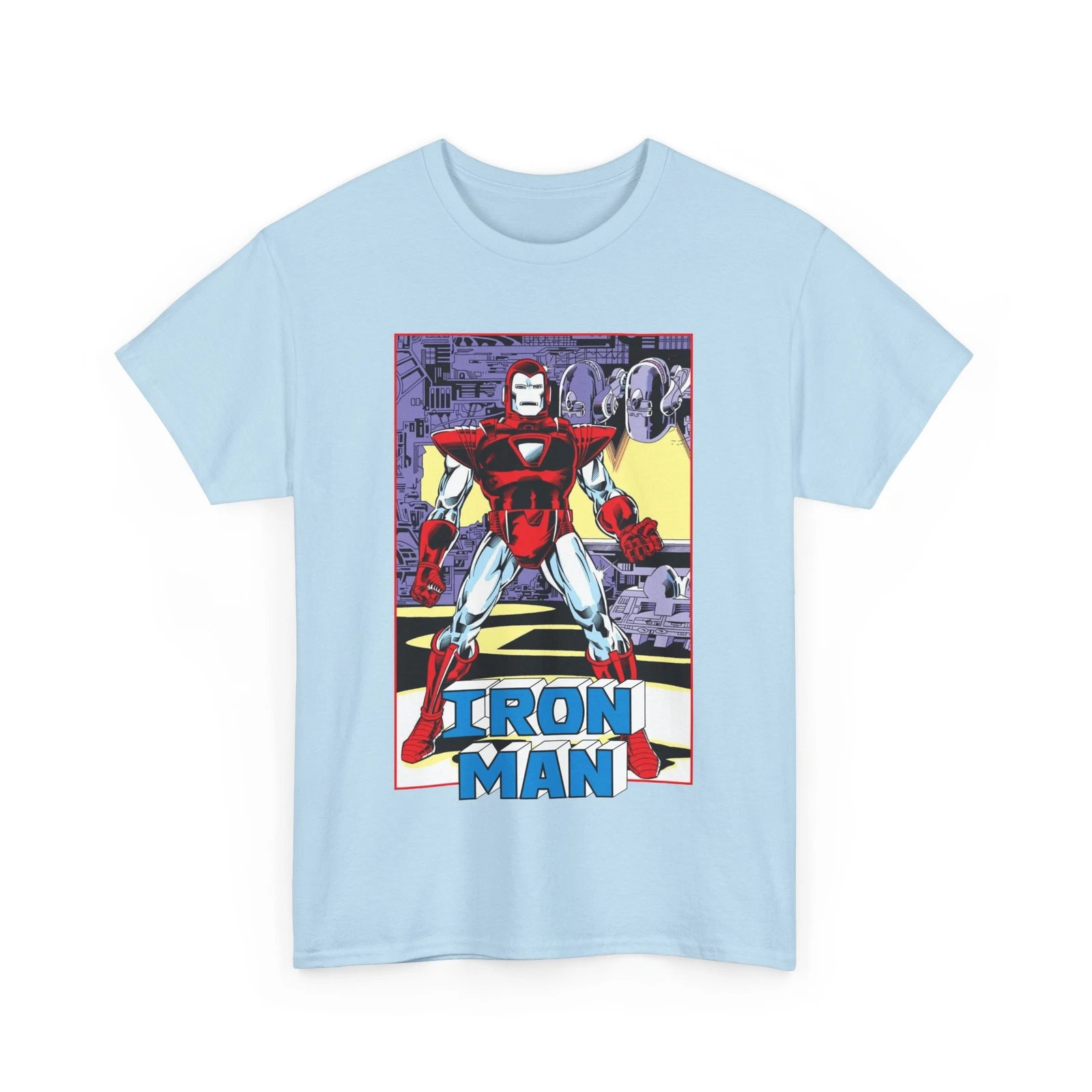 Iron Man T-Shirt - Tony Stark - Silver Centurion Armor - Marvel Comics