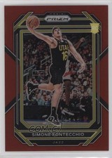 2022-23 Panini Chronicles Prizm Update Red 50/149 Simone Fontecchio #509 0m89