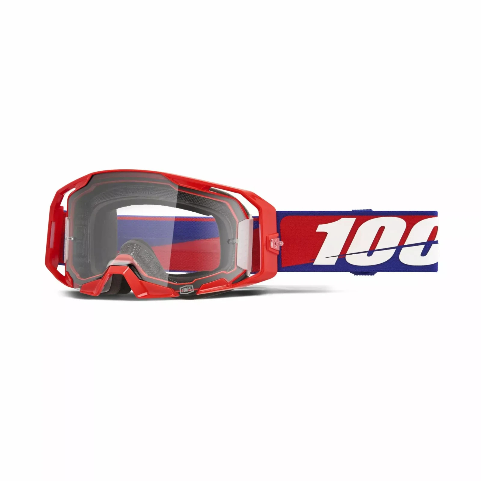 100% ARmatic MX Goggles - Best / Clear Lens Quick-Release Lens 48mm Strap