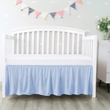 100 Egyptian Cotton, Nursery Crib Toddler 28" x 52"  14" 800 Thread Count...