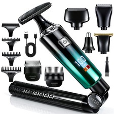 Back Shaver for Men,LED Display 5 in 1 Electric Body Groomer with Adjustable ...