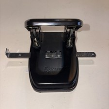 Sparco 2 Two Hole Punch Desktop Paper Tray BLACK PREOWNED GOOD CONDITION