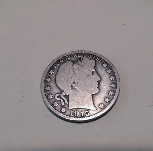 1915 Denver Mint,, Barber / Liberty Head Half Dollar