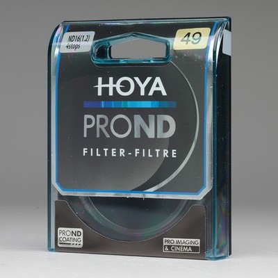 Hoya Pro ND16 Filter, Graufilter 4 stops, 49 mm