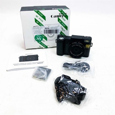 Digitalkamera Vlogging-Kamera, 3-Zoll-LCD 180-Grad-Flip-Screen Digitalkamera