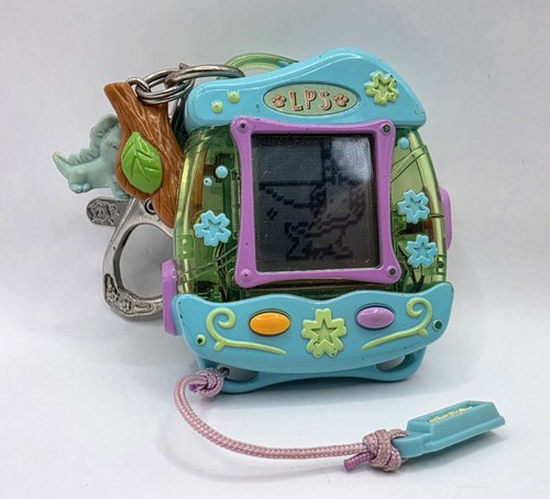 Littlest Pet Shop LPS Digital Pet Virtual Lizard Iguana Virtual Pet 2006 Working