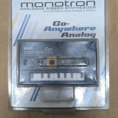 Korg Monotron DUO Analog Ribbon Synthesizer Portable 2VCO with X-Mod/1VCF