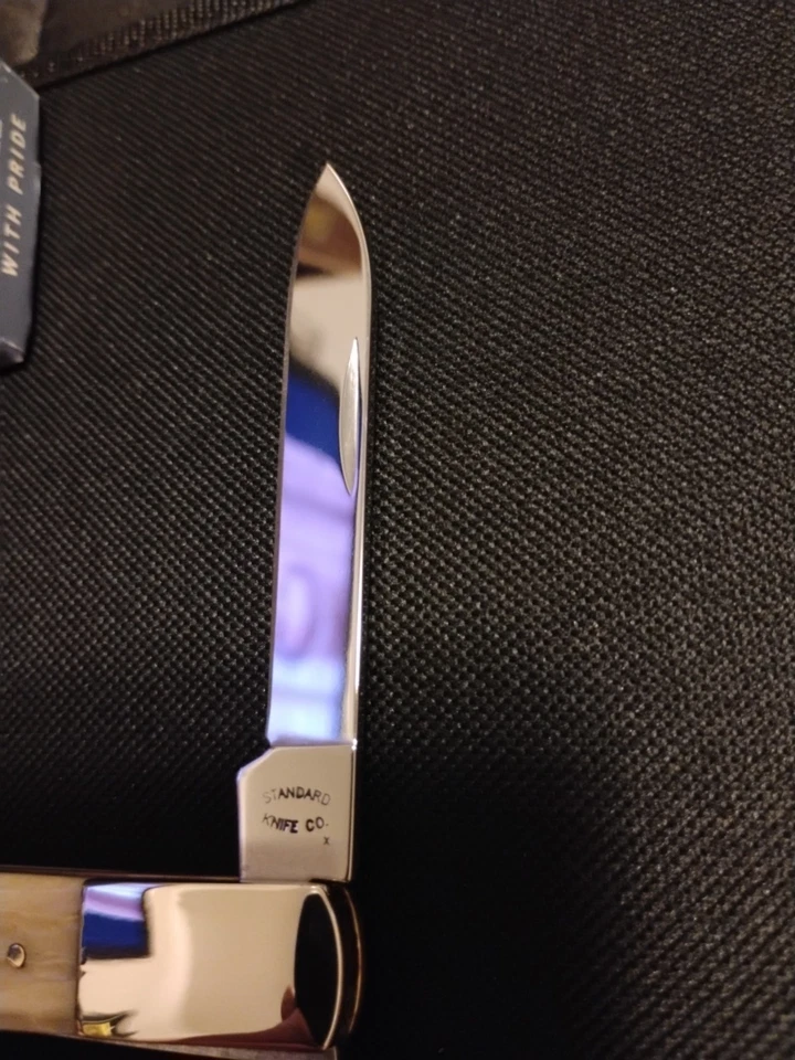 CASE STANDARD KNIFE CO. BARLOW NATURAL BONE 61005 SS U.S.A. - Image 2 of 4