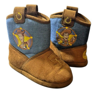 Toy Story Western Toddler Slippers   Size 9 10   Disney  Indoor Shoes