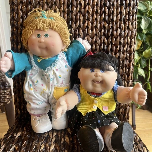 VTG Mattels First Edition OAA Cabbage Patch Doll #19 Headmold With Teeth