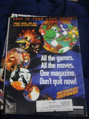 Nintendo Power 112 F-Zero X Poster & Pokemon Comic Amazing Shape