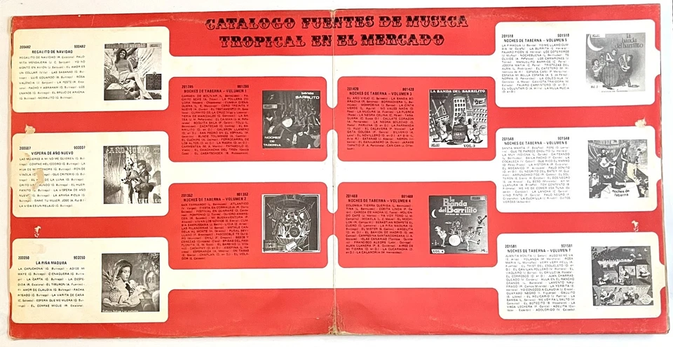 Colección de Oro No.2 - 14 Cañonazos Bailables, Vol. 4, 5, 6 / 3 LP Fuentes 1987 - Image 2 of 4