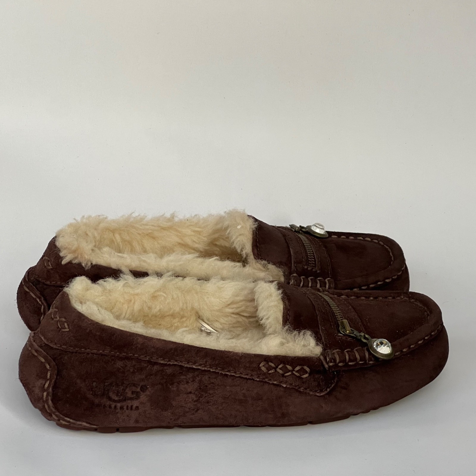 UGG Australia Ansley Charm Java Brown Moccasins S… - image 4