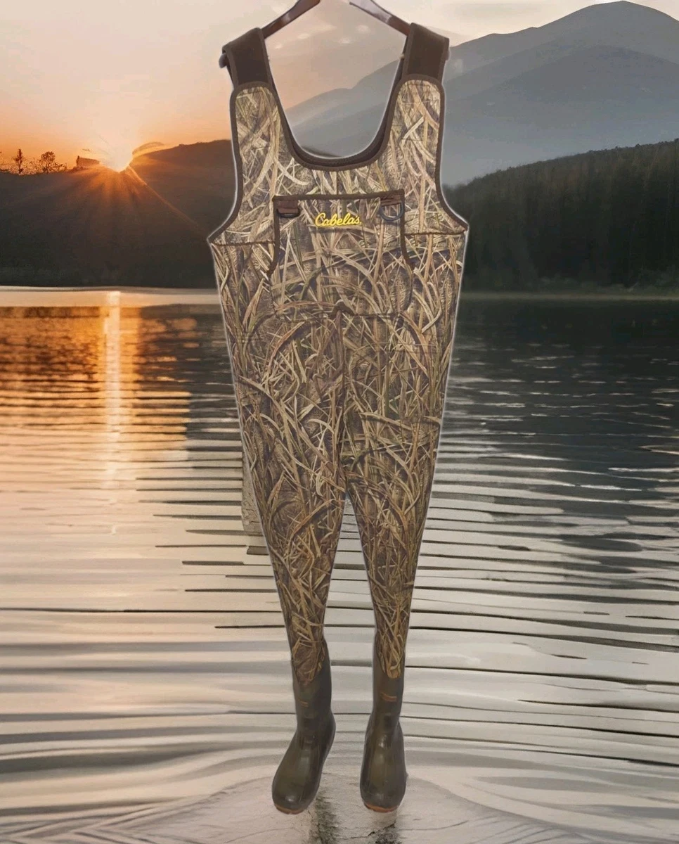 Cabela's Waders Adulte Taille 3 – Néoprène Pêche, Cuissard Poitrine