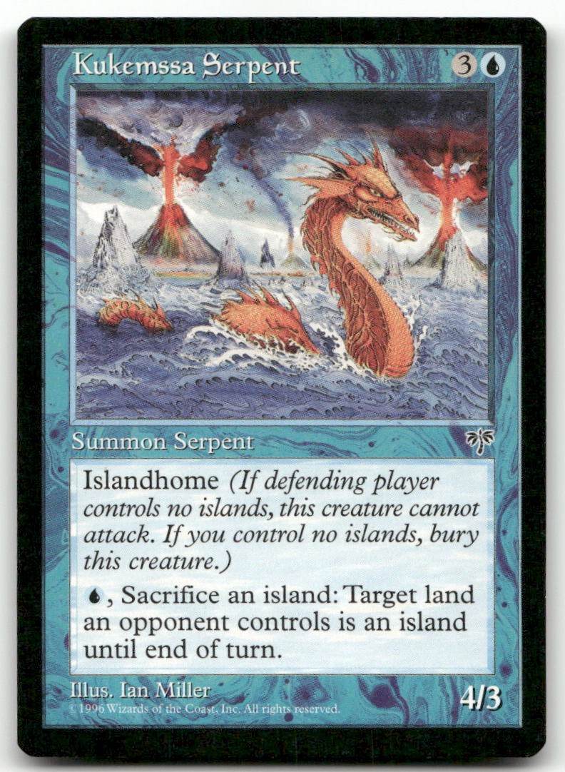 Kukemssa Serpent (MP) Mirage MIR Magic MTG