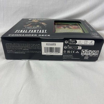Magic: The Gathering Final Fantasy Cloud Commander Deck 'Limit Break'  Edition | eBay
