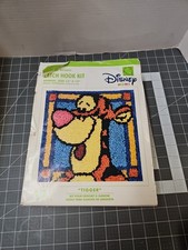 Disney "Tigger" Caron Latch Hook Kit Pooh Collection Open Box 13 X 13