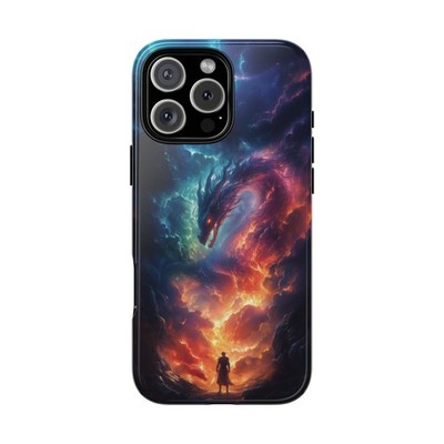 For iPhone / Galaxy / Pixel | Phone Ink Case - Dark Fantasy Cosmic Dragon
