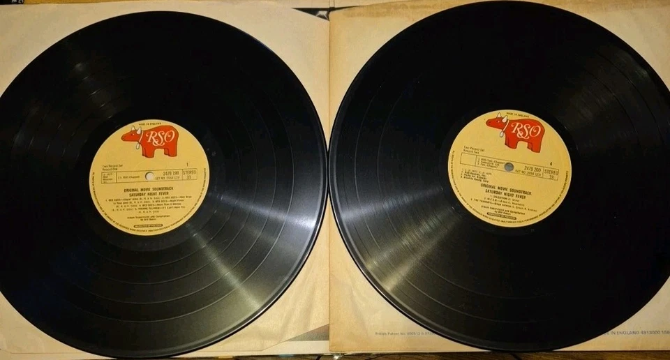 Saturday Night Fever - Soundtrack - Bee Gees - Double Gatefold LP Vinyl VG+/VG - Image 4 of 4