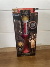 FAO Schwartz Red Bluetooth Vintage-Like Microphone Speaker At The Bottom