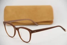 NEW GARRETT LEIGHT CALIFORNIA LOYOLA TI BROWN AUTHENTIC EYEGLASSES 47-21