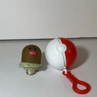 Vintage 1999 Pokemon Diglett Spinner Burger King Toy w/ Pokeball