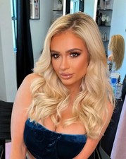 Scarlett Bordeaux Posing Low Cut Dress 8x10 Picture Celebrity Print