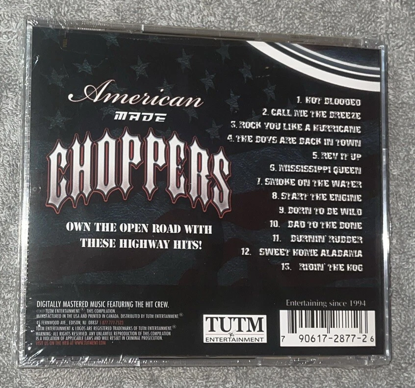 American Made Choppers CD *Hot Blooded, Bad to the Bone & More* - Image 2 of 2