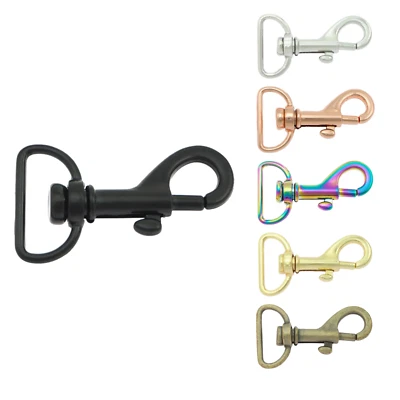 Karabiner 20mm Schwarz Gold Silber Roségold Regenbogen Altmessing 2/6/10/20 Stk. - Bild 1 von 4