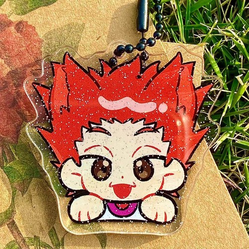 Anime Glitter Pendant Haikyuu!! Keychain Acrylic Keyring 5.5cm Sakusa Kiyoomi - Picture 23 of 23