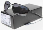 OAKLEY Square Wire Sunglasses Polished Black/Black Iridium NEW OO4075-01