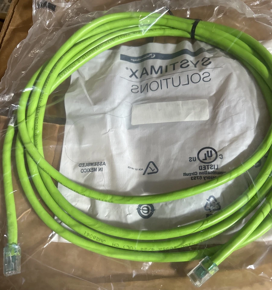 Systimax Cat6 Giga CPC7732-04F012- GS10E-GN12 Green Cable Buy Multiple Discount - Image 4 of 4