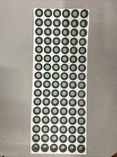 60pcs 18x10 Insulator Barley Adhesive insulation paper Gasket Cardboard fr 18650