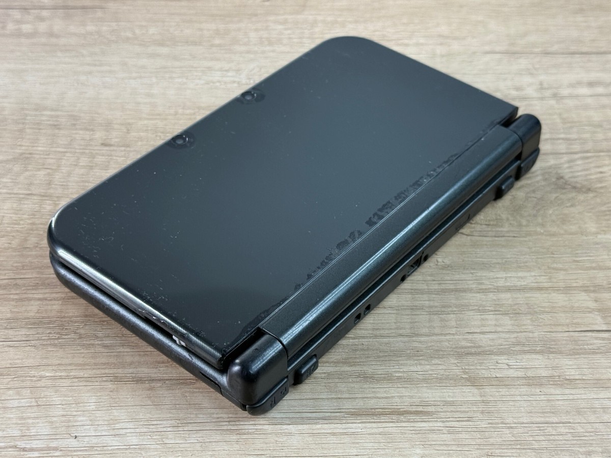 Nintendo New 3DS LL XL Metallic Black Console Tested Japan