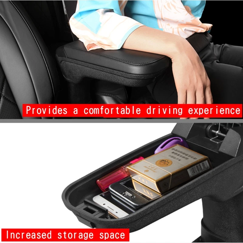 Compatible con reposabrazos Suzuki Swift 2008-2024 consola central almacenamiento Foto 4 de 4