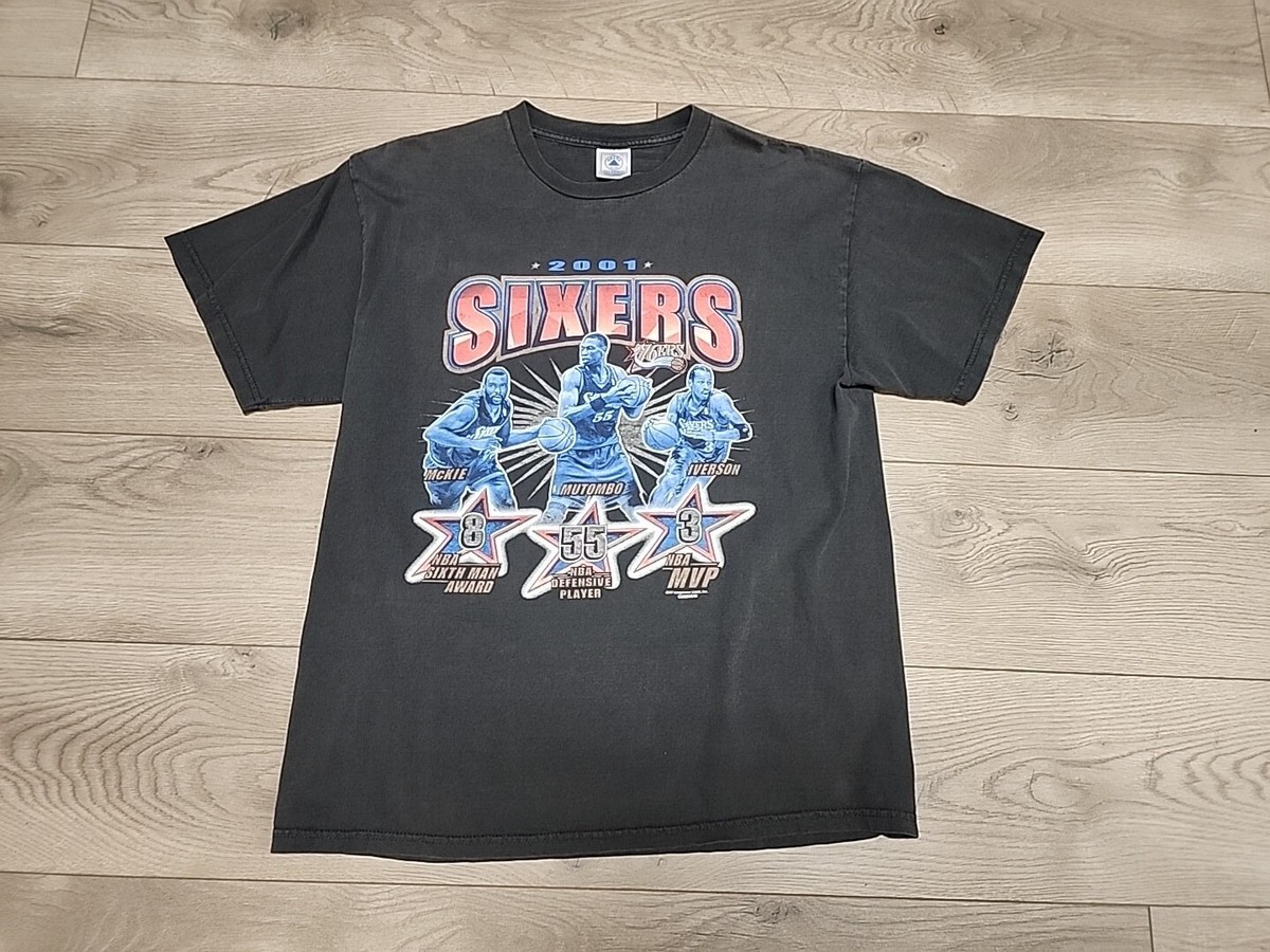 Vintage NBA Finals 2001 T-Shirt Philadelphia 76ERS McKie Vintage NBA Finals 2001 T-Shirt Philadelphia 76ERS McKie