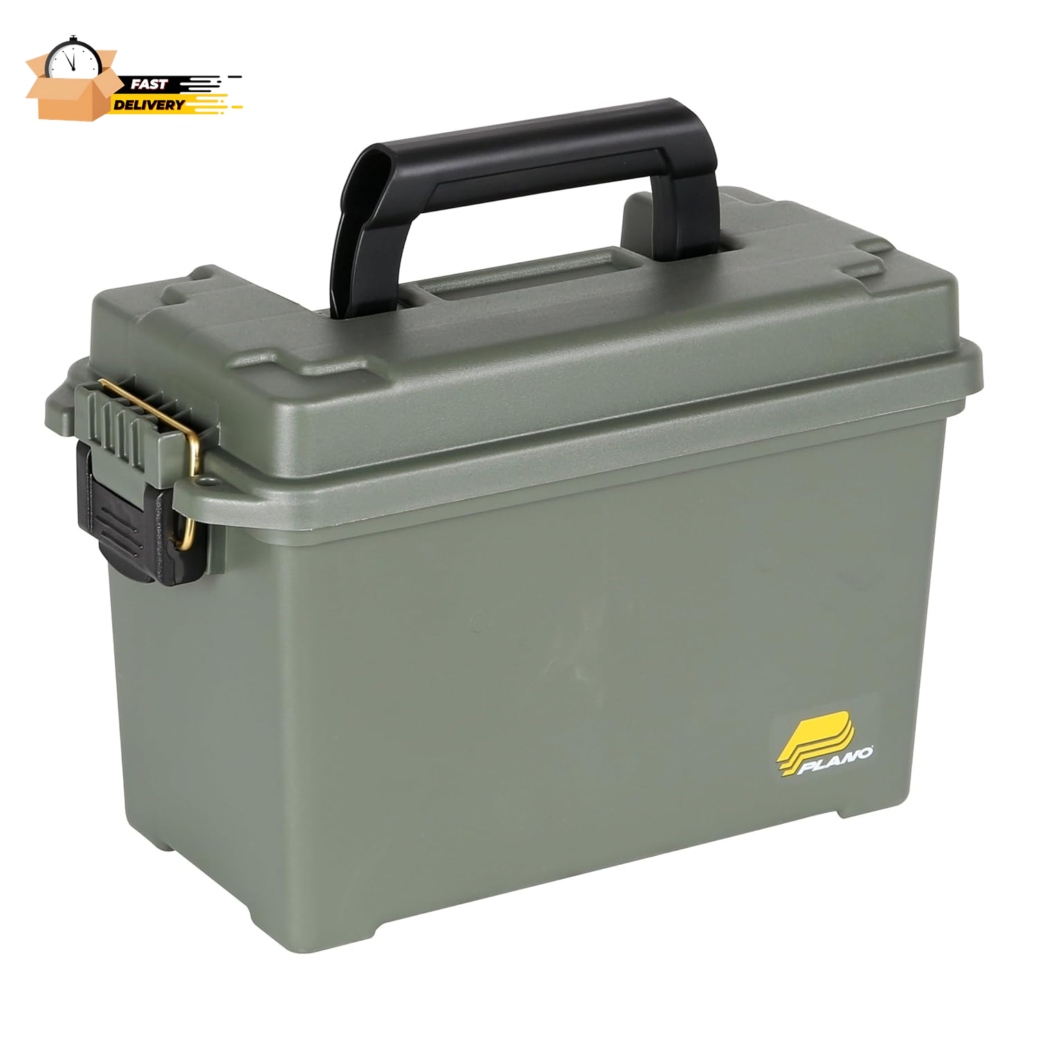 Field Ammo Box, OD Green, Lockable Ammunition Storage Box with Heavy-Duty