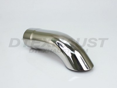 VINTAGE DT-202090TD TURN DOWN STAINLESS EXHAUST TIP 2'' INLET 2.25'' OUTLET 9'' L