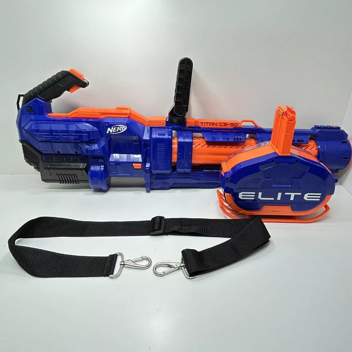 NERF Elite Titan CS 50 Blaster With 50 Official Darts Ages 8+ Toy