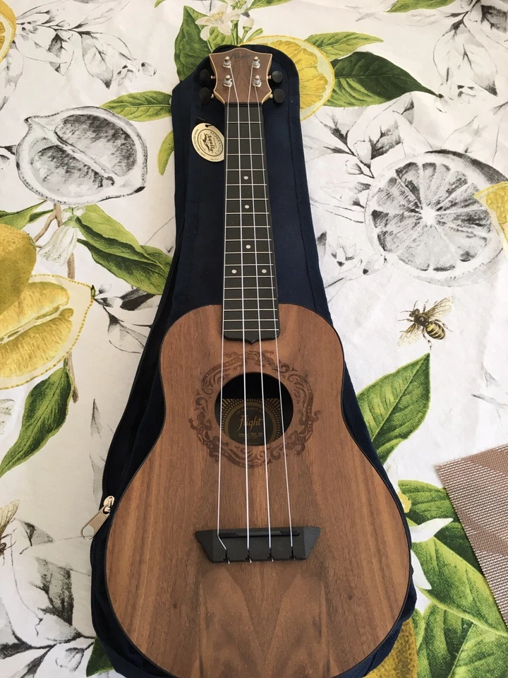 Flight TUC-50-WALNUT, 4-String Travel Concert Ukulele, Walnut FREE SHIPPING - Image 3 of 4