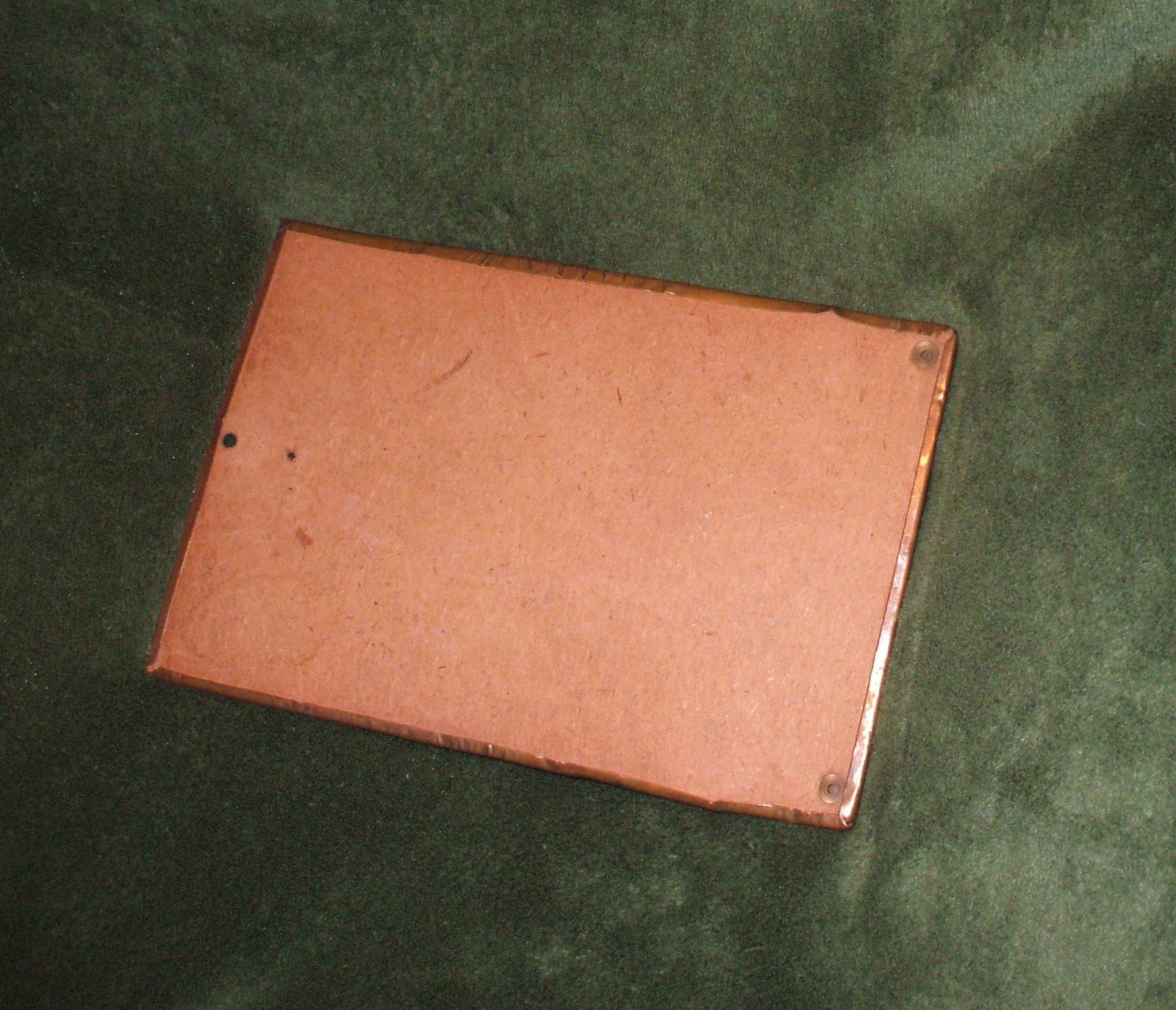 Vintage letter rack Vintage brass letter tidy rack embossed brass ship