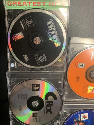 PS1 Loose Disk 5 games untested Tetris, Croc, Harry Potter, Pizza Hut, Grudge Wa - Picture 4 of 21