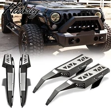 4PCS Front & Rear Fender Flares Kit For 2007-2018 Jeep Wrangler JK 2DR 4DR Steel