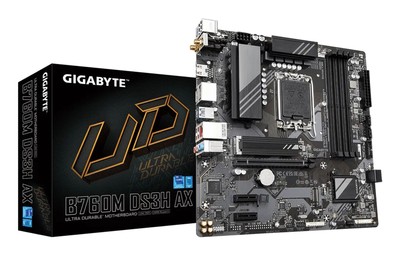 GIGABYTE B760M DS3H AX mATX Mainboard Sockel 1700 M.2/HDMI/DP/WIFI/BT