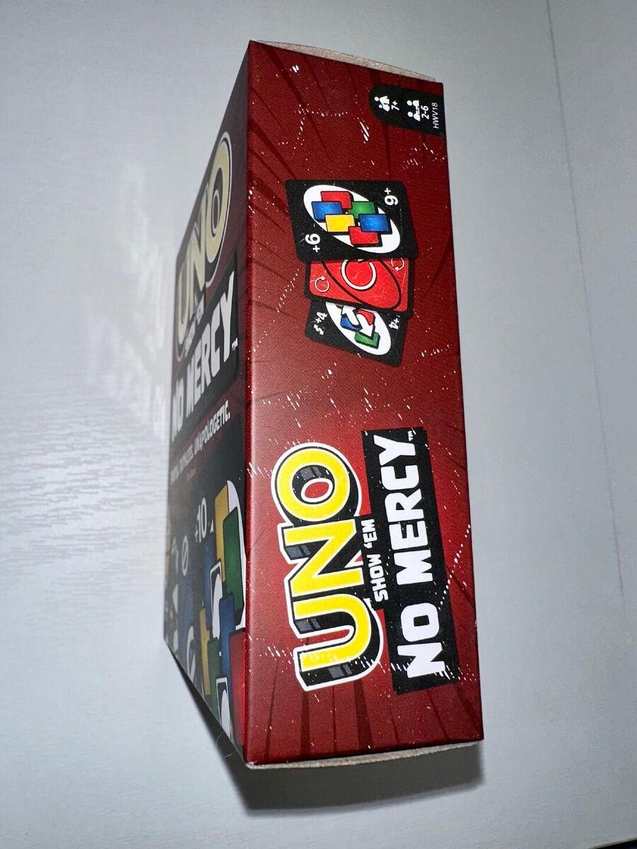 Mattel UNO Show em No Mercy Card Game for sale online