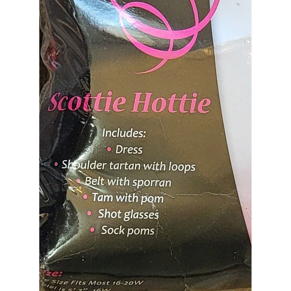 Fantasy By Fun World Womens Halloween Costume Scottie Hottie Scotland Themed - Image 4 of 4